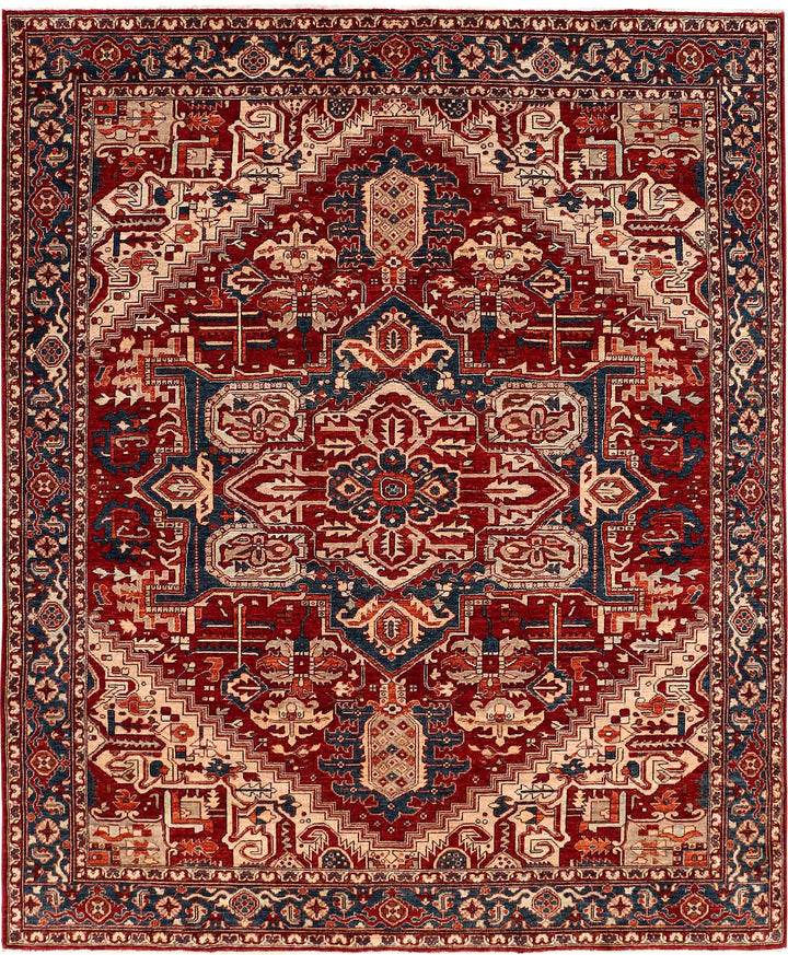Maroon Ziegler 7' 10 x 9' 5 - No. 52546 - ALRUG Rug Store