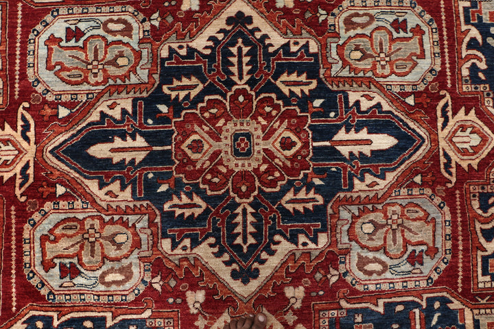 Multi Colored Ziegler 8' 11 x 11' 11 - No. 52550 - ALRUG Rug Store