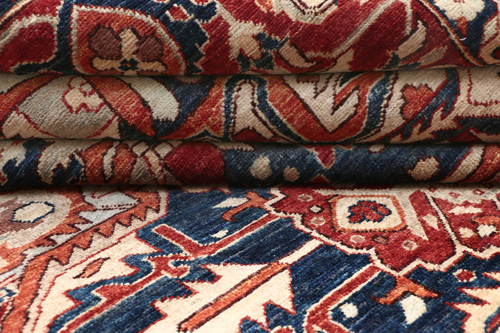 Multi Colored Ziegler 8' 11 x 11' 11 - No. 52550 - ALRUG Rug Store