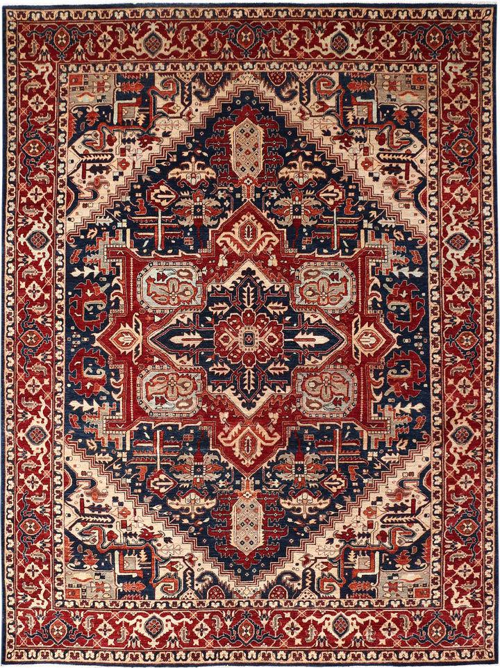 Multi Colored Ziegler 8' 11 x 11' 11 - No. 52550 - ALRUG Rug Store