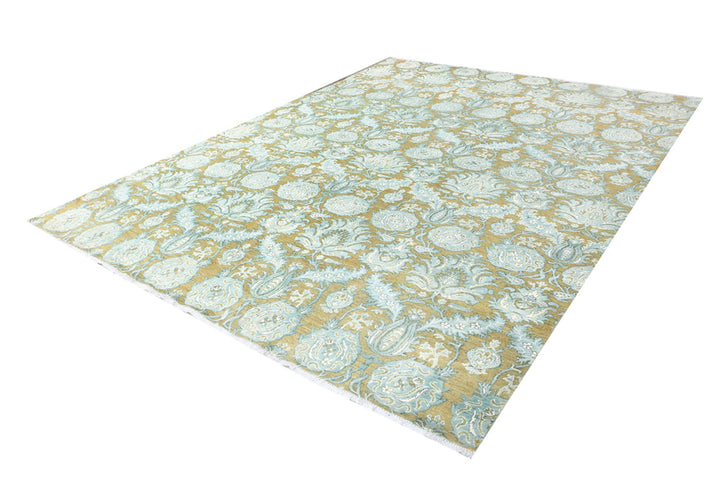 Multi Colored Ikat 8'  11" x 11'  5" - No. QA44175