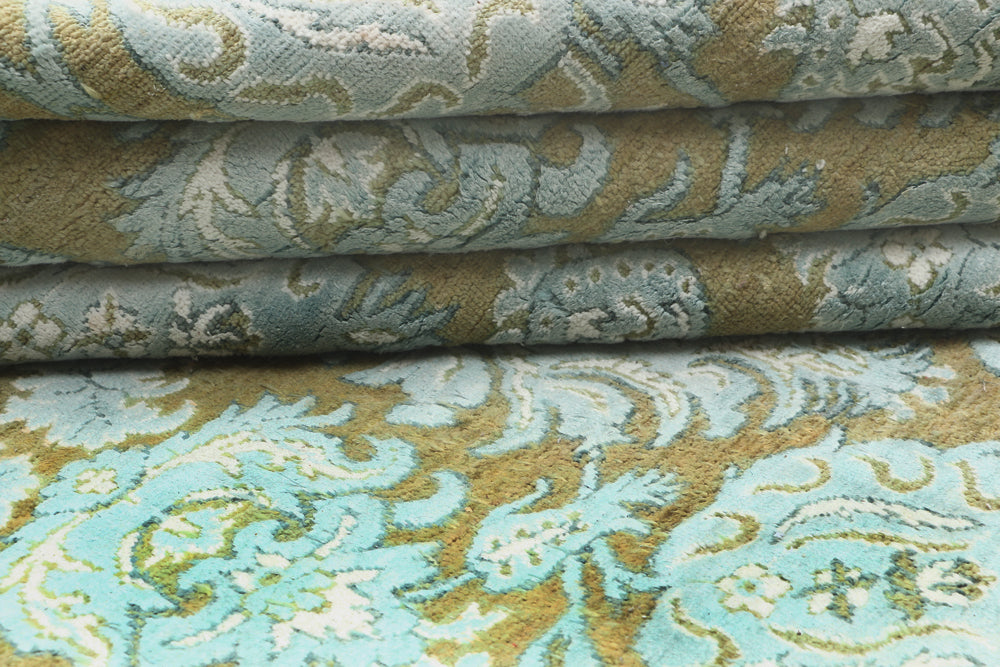 Multi Colored Ikat 8' 11 x 11' 5 - No. 52552 - ALRUG Rug Store