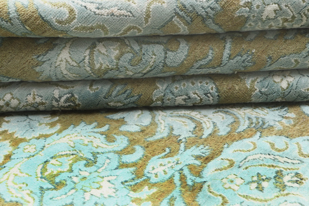 Multi Colored Ikat 8'  11" x 11'  5" - No. QA44175