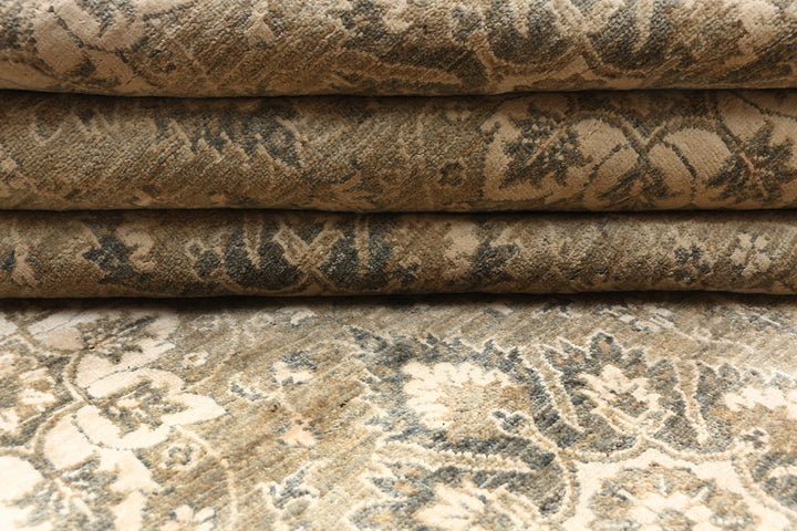 Tan Ikat 8' 10 x 11' 11 - No. 52553 - ALRUG Rug Store