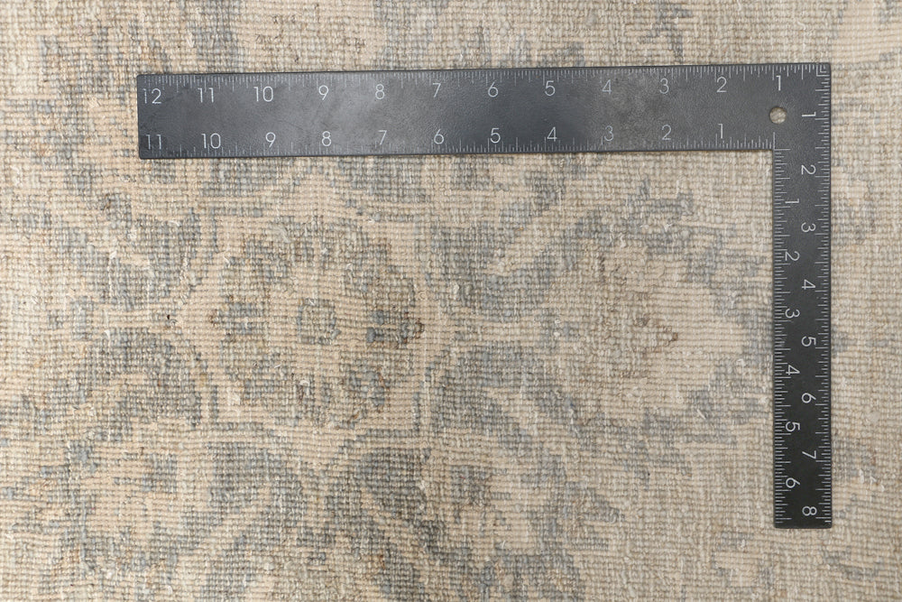 Tan Ikat 8' 10 x 11' 11 - No. 52553 - ALRUG Rug Store