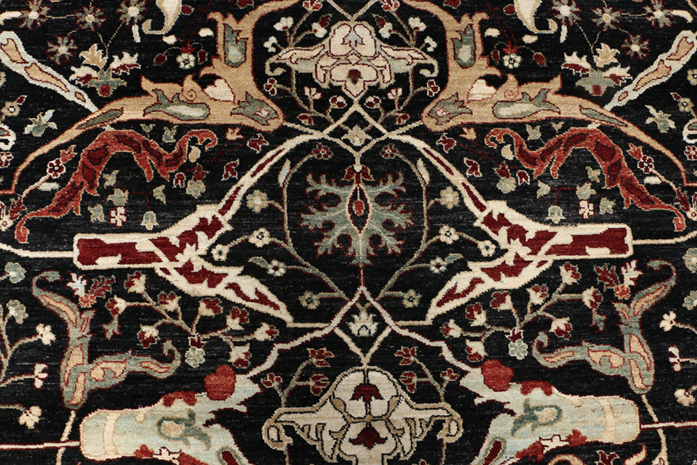 Black Ziegler 9' 1 x 11' 8 - No. 52557 - ALRUG Rug Store