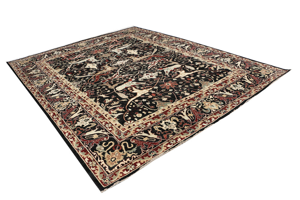 Black Ziegler 9' 1 x 11' 8 - No. 52557 - ALRUG Rug Store