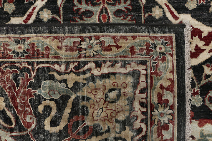 Black Ziegler 9' 1 x 11' 8 - No. 52557 - ALRUG Rug Store