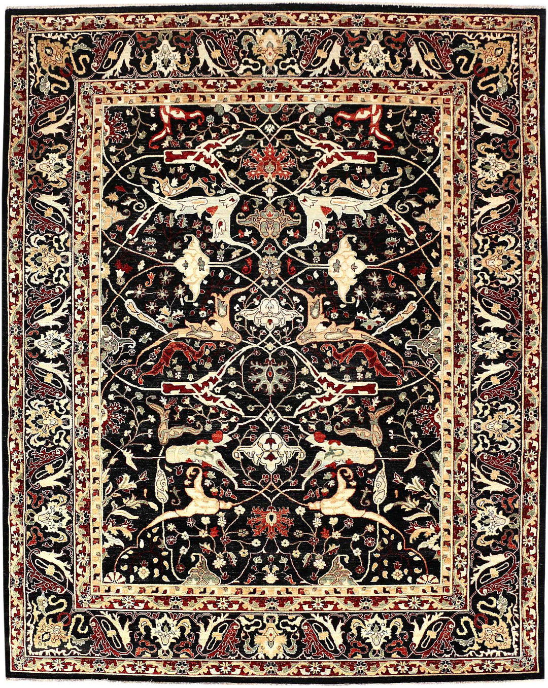 Black Ziegler 9' 1 x 11' 8 - No. 52557 - ALRUG Rug Store