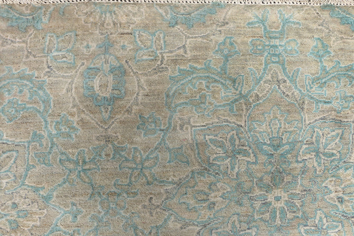 Cadet Blue Ikat 8'  11" x 11'  6" - No. QA77119