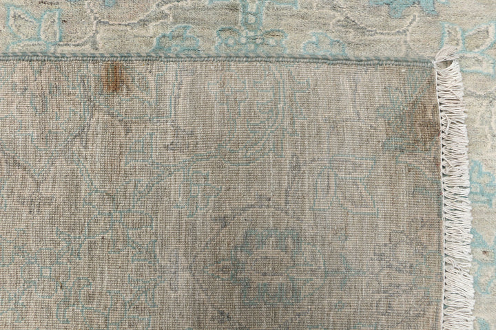 Cadet Blue Ikat 8'  11" x 11'  6" - No. QA77119