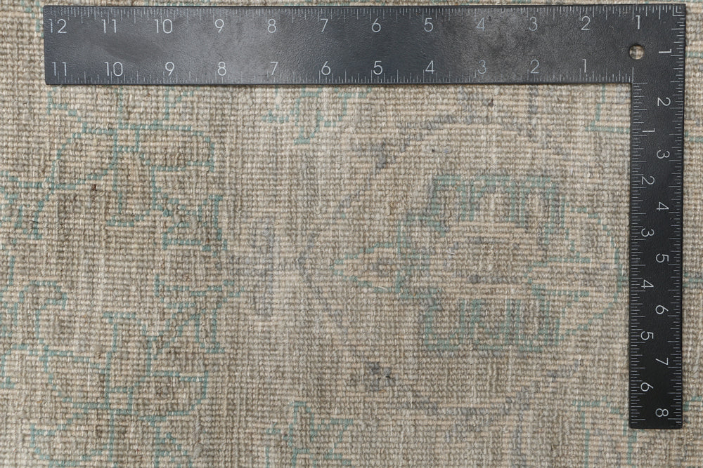 Cadet Blue Ikat 8' 11 x 11' 6 - No. 52567 - ALRUG Rug Store