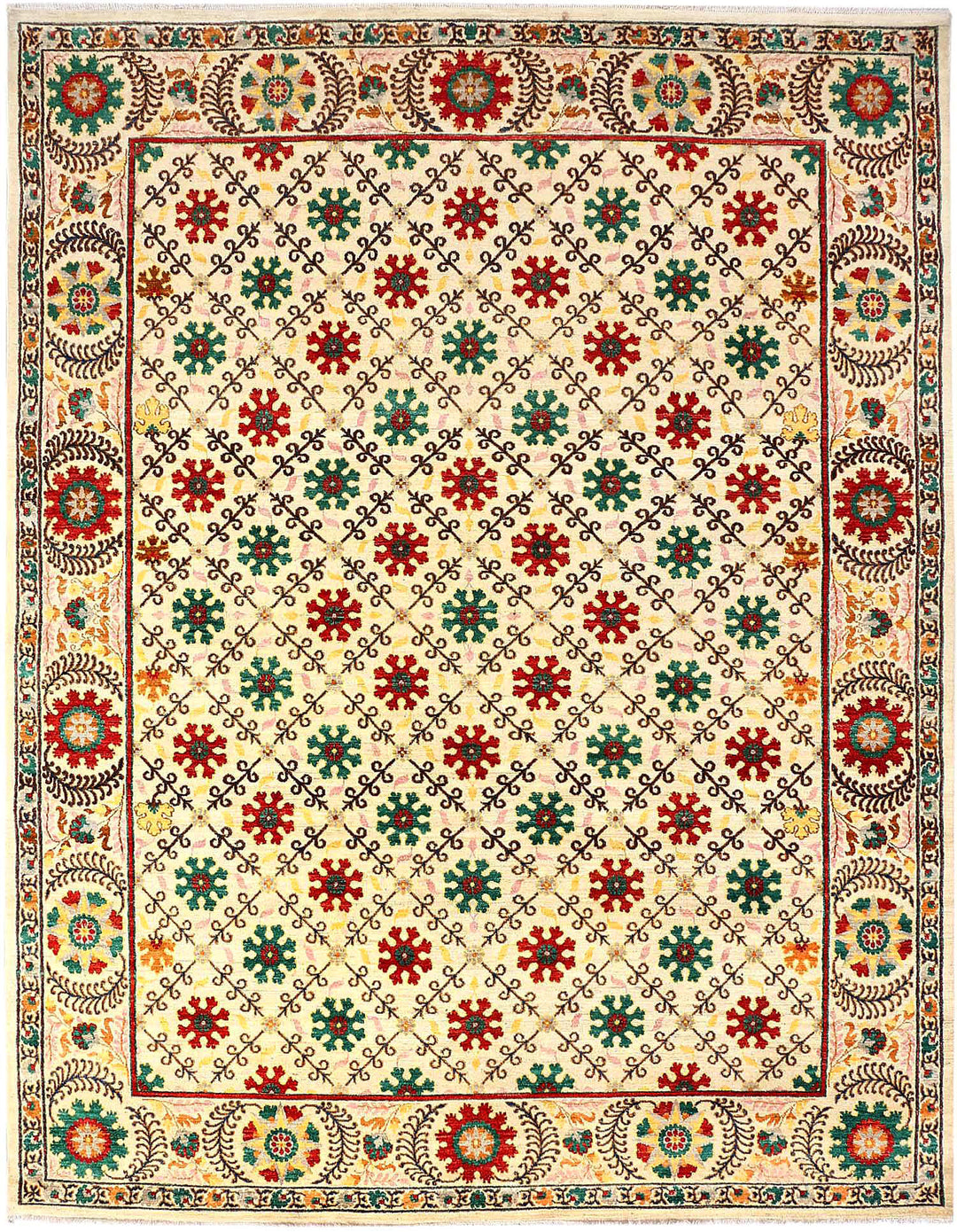 Cornsilk Gabbeh 8' 11 x 11' 9 - No. 52568 - ALRUG Rug Store
