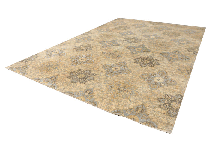 Burlywood Ikat 9' 6 x 14' 1 - No. 52569 - ALRUG Rug Store