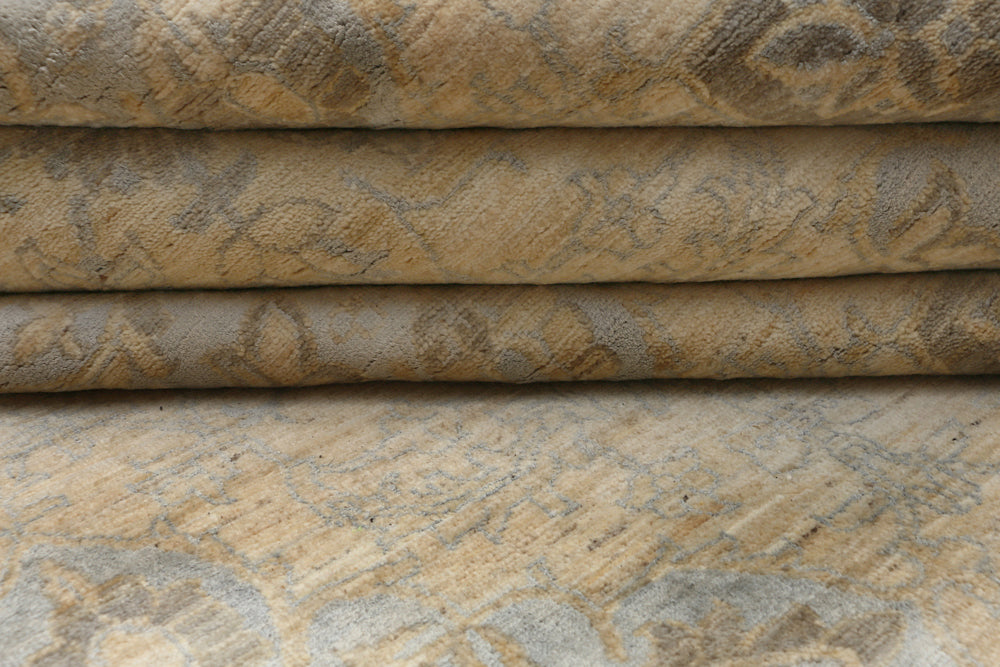 Burlywood Ikat 9' 6 x 14' 1 - No. 52569 - ALRUG Rug Store