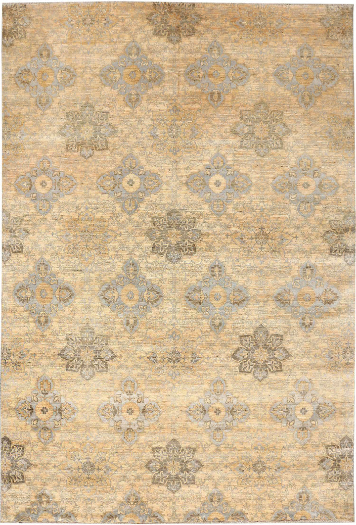 Burlywood Ikat 9' 6 x 14' 1 - No. 52569 - ALRUG Rug Store