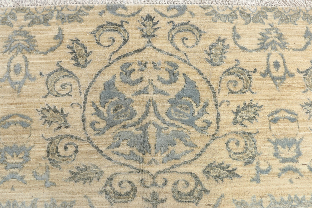 Tan Ikat 8' 11 x 9' 3 - No. 52571 - ALRUG Rug Store