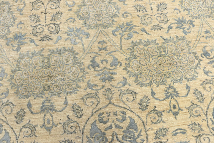 Tan Ikat 8' 11 x 9' 3 - No. 52571 - ALRUG Rug Store