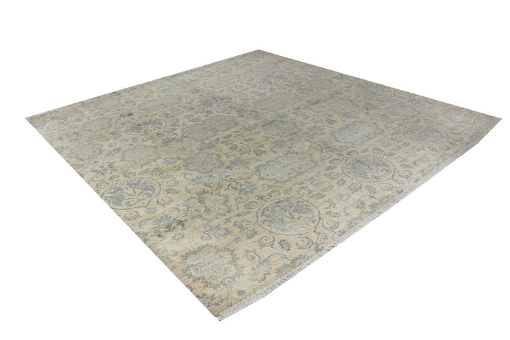 Tan Ikat 8'  11" x 9'  3" - No. QA20180