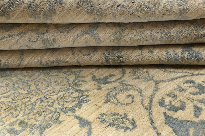 Tan Ikat 8'  11" x 9'  3" - No. QA20180