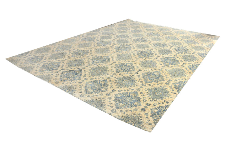 Tan Ikat 10' x 14' 2 - No. 52572 - ALRUG Rug Store