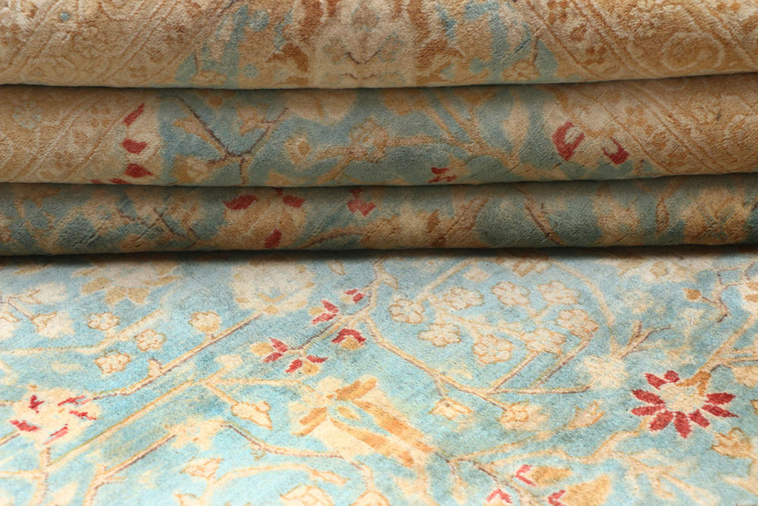 Cadet Blue Mahal 9'  3" x 12'  7" - No. QA83636