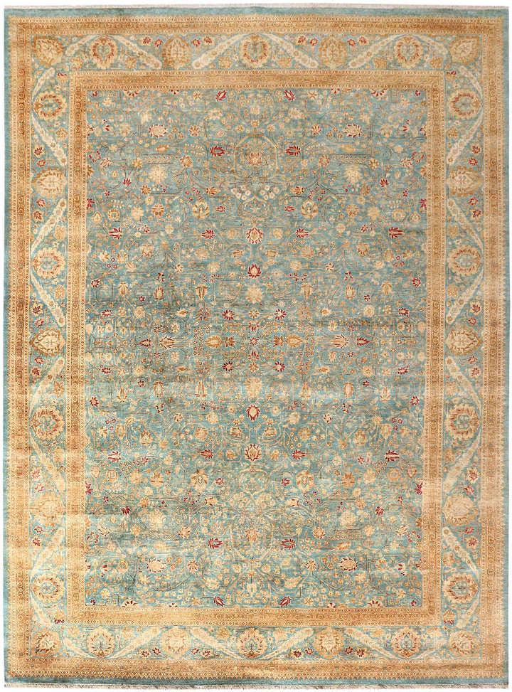 Cadet Blue Mahal 9'  3" x 12'  7" - No. QA83636