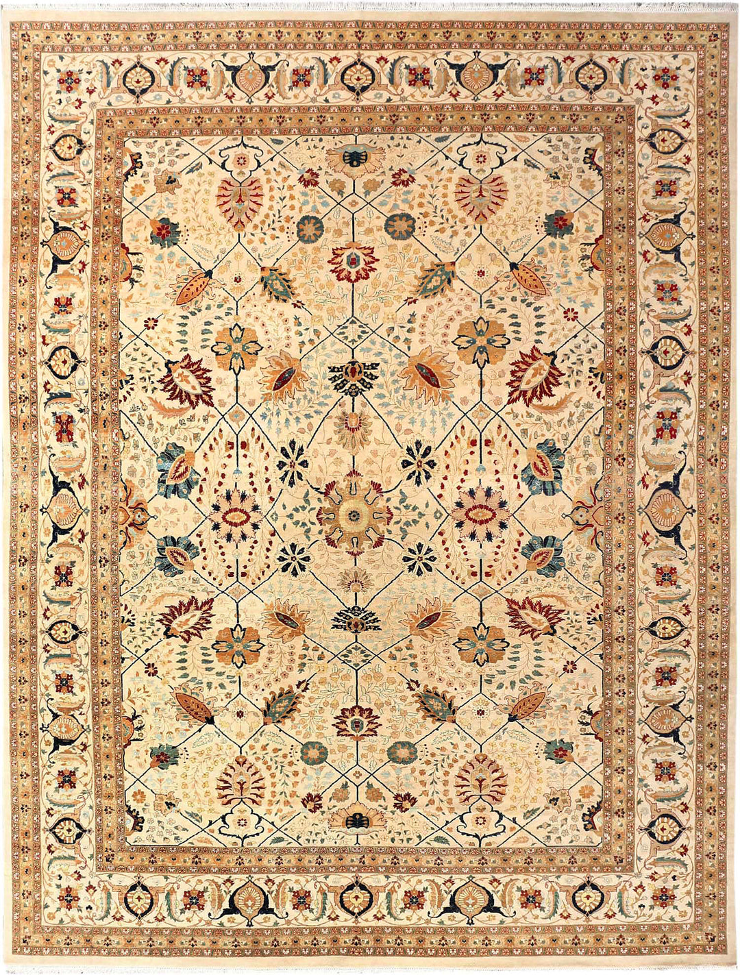 Blanched Almond Mahal 10' 2 x 13' 3 - No. 52586 - ALRUG Rug Store