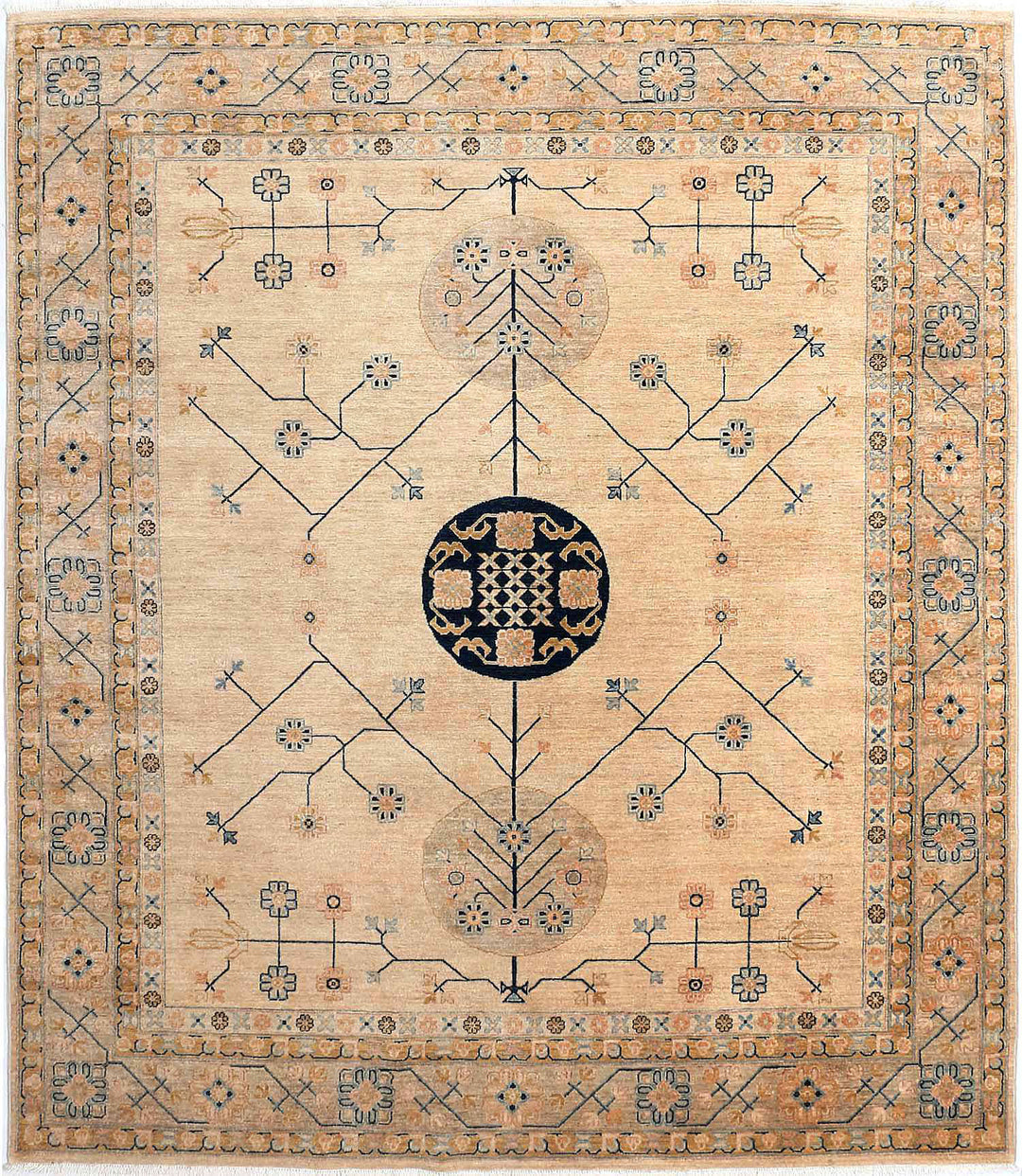 Blanched Almond Oushak 8' 6 x 9' 10 - No. 52589 - ALRUG Rug Store