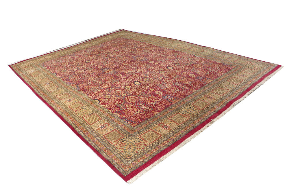 Crimson Mahal 9' 1 x 12' 3 - No. 52593 - ALRUG Rug Store