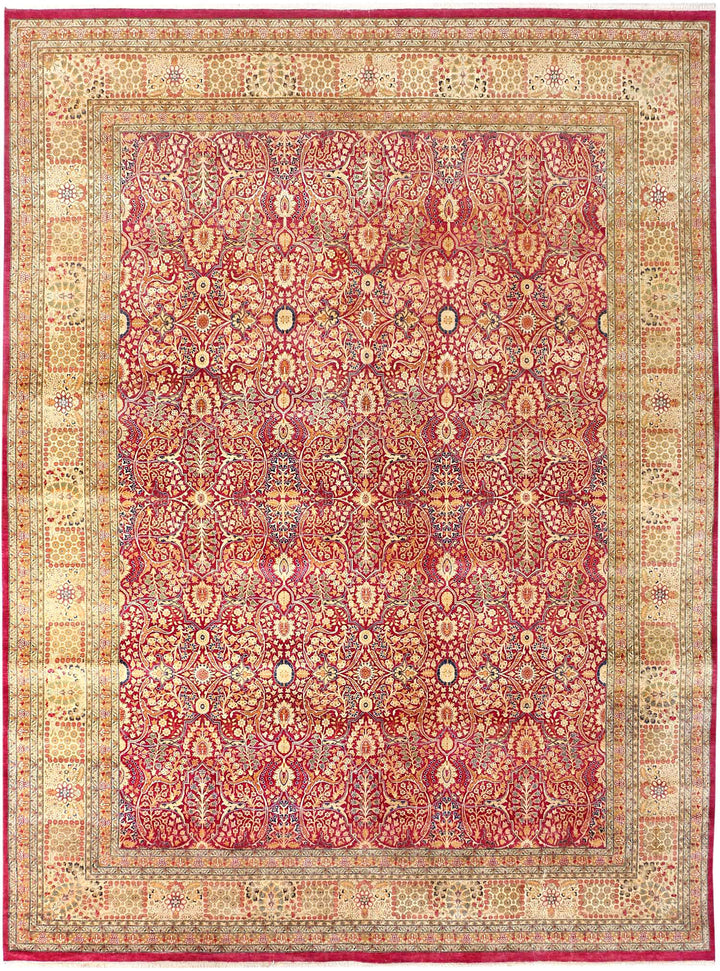 Crimson Mahal 9' 1 x 12' 3 - No. 52593 - ALRUG Rug Store