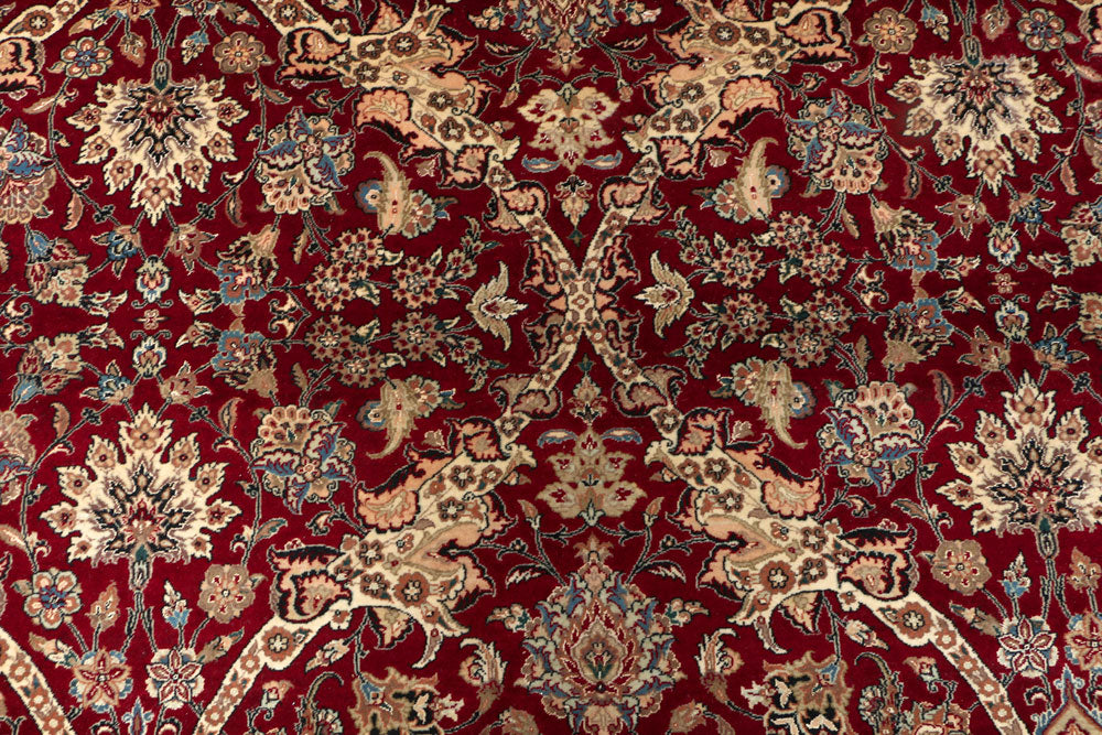 Maroon Mahal 9' 1 x 11' 11 - No. 52596 - ALRUG Rug Store