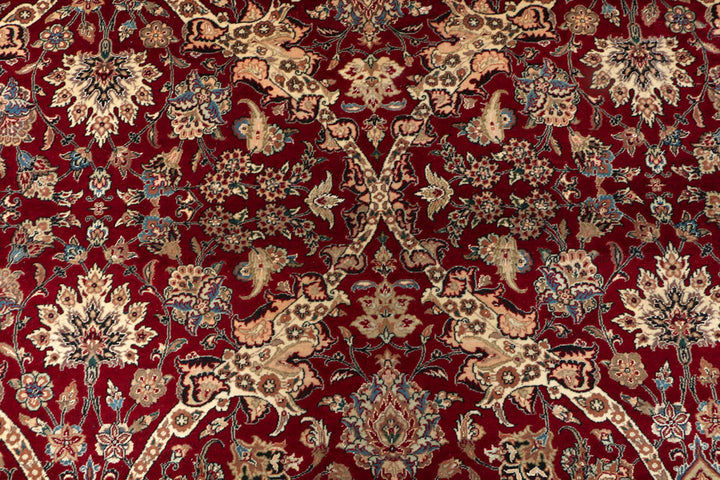 Maroon Mahal 9' 1 x 11' 11 - No. 52596 - ALRUG Rug Store