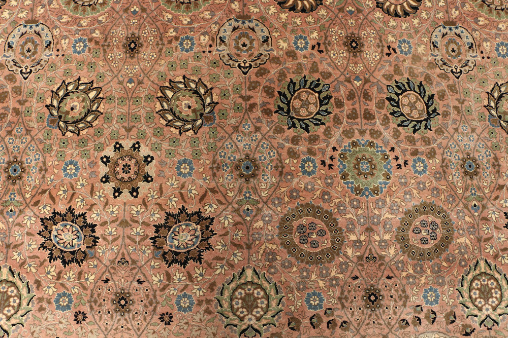 Dark Salmon Mahal 9' 2 x 12' 4 - No. 52599 - ALRUG Rug Store