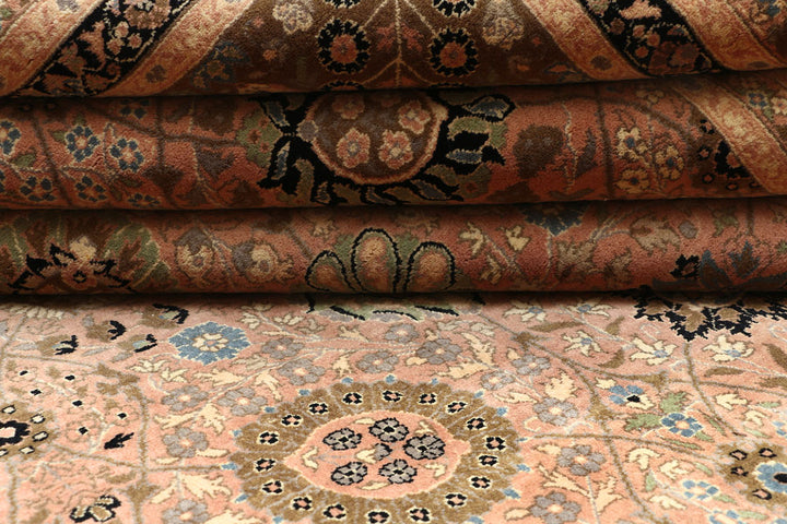 Dark Salmon Mahal 9' 2 x 12' 4 - No. 52599 - ALRUG Rug Store