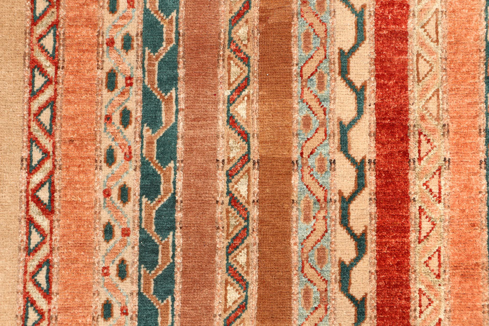 Multi Colored Shawl 3' 4 x 4' 11 - No. 53140 - ALRUG Rug Store