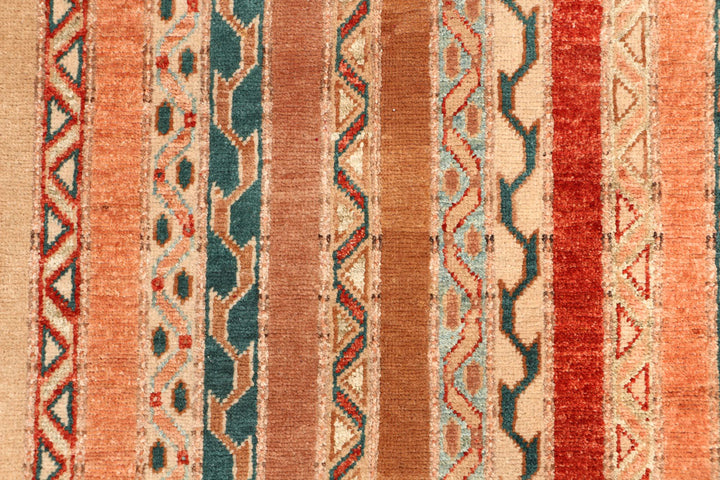 Multi Colored Shawl 3' 4 x 4' 11 - No. 53140 - ALRUG Rug Store