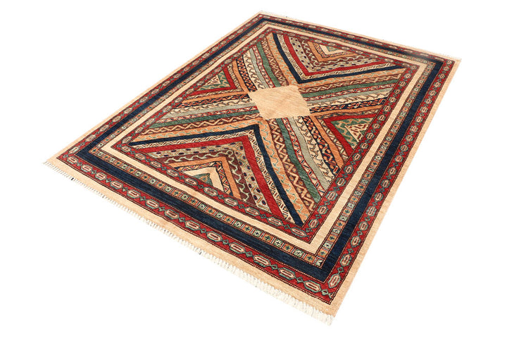 Multi Colored Shawl 4' 10 x 6' 6 - No. 53176 - ALRUG Rug Store