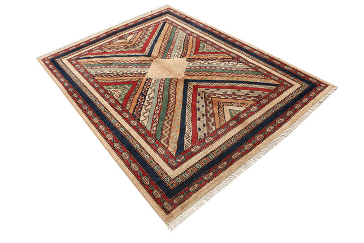 Multi Colored Shawl 4' 10 x 6' 6 - No. 53176 - ALRUG Rug Store