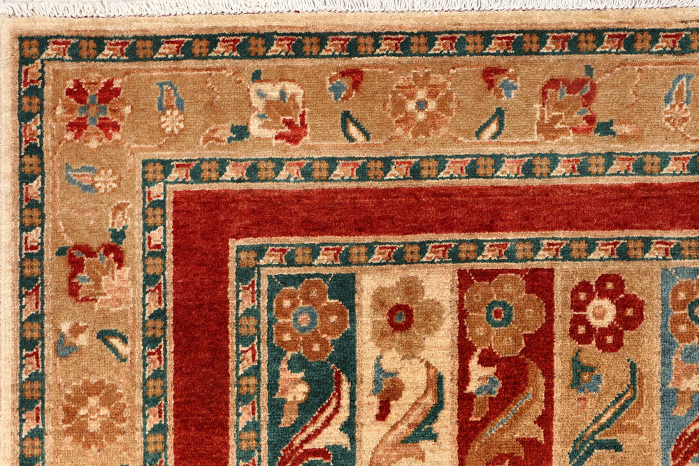 Multi Colored Shawl 5' 6 x 7' 9 - No. 53177 - ALRUG Rug Store