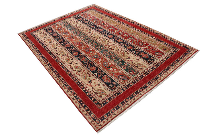 Multi Colored Shawl 5' 5 x 7' 7 - No. 53180 - ALRUG Rug Store