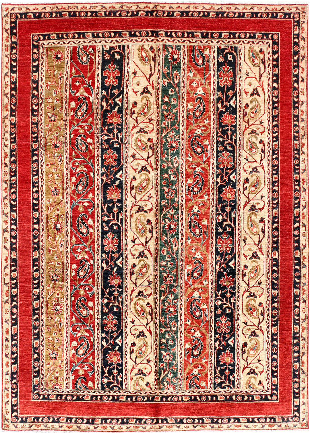 Multi Colored Shawl 5' 5 x 7' 7 - No. 53180 - ALRUG Rug Store