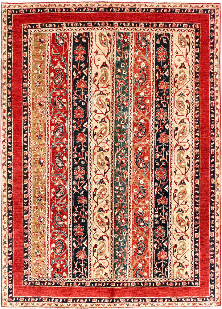 Multi Colored Shawl 5' 5 x 7' 7 - No. 53180 - ALRUG Rug Store