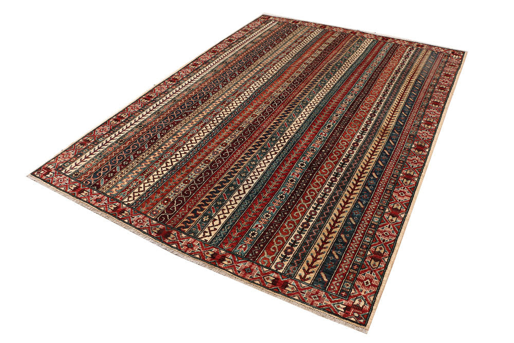 Multi Colored Shawl 5' 6 x 7' 9 - No. 53181 - ALRUG Rug Store