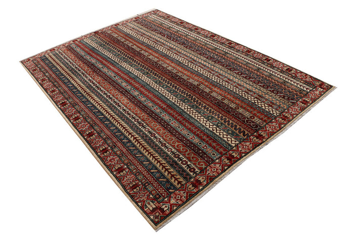 Multi Colored Shawl 5' 6 x 7' 9 - No. 53181 - ALRUG Rug Store