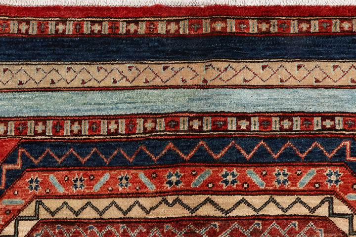 Multi Colored Shawl 6' 6 x 6' 7 - No. 53190 - ALRUG Rug Store