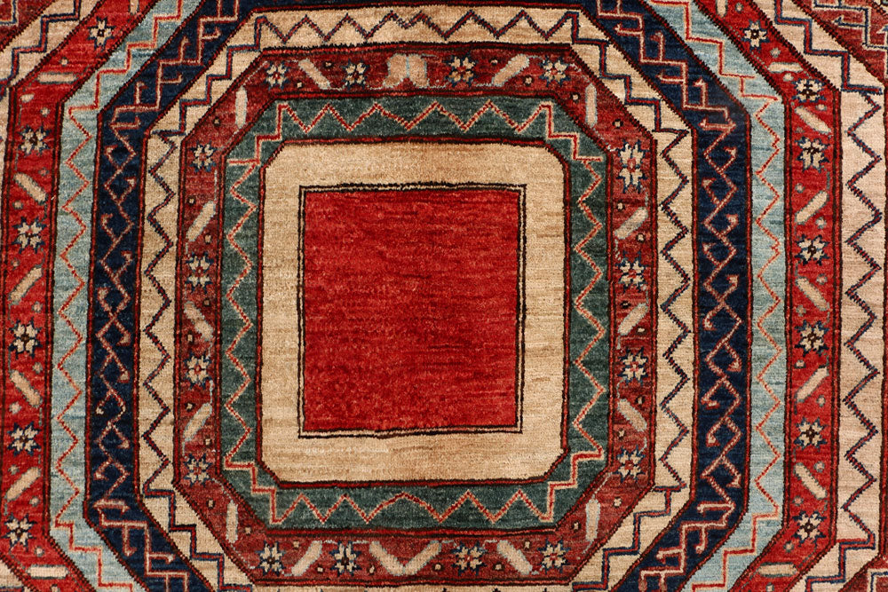 Multi Colored Shawl 6' 6 x 6' 7 - No. 53190 - ALRUG Rug Store