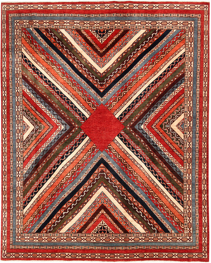 Multi Colored Shawl 8' 2 x 10' 2 - No. 53199 - ALRUG Rug Store