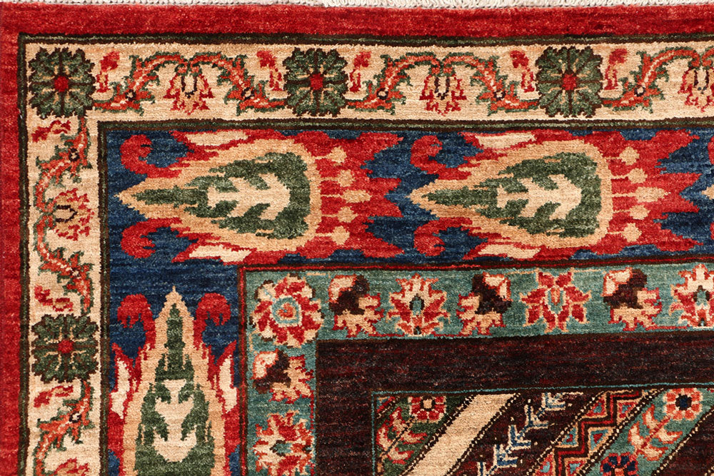 Multi Colored Shawl 6' 8 x 9' 10 - No. 53202 - ALRUG Rug Store