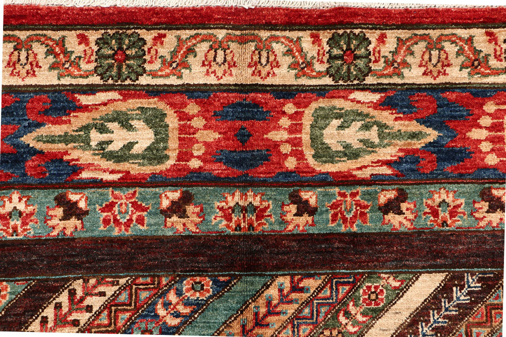 Multi Colored Shawl 6' 8 x 9' 10 - No. 53202 - ALRUG Rug Store